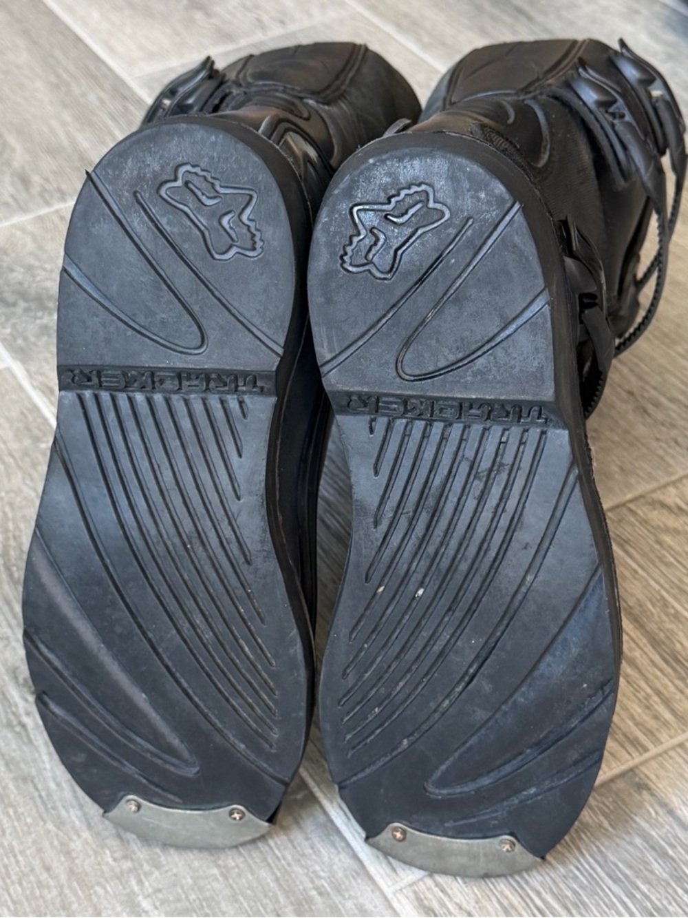 Fox Motocross Motorcycle Boots Tracker JR Youth Size 4 Vintage Y2K - Picture 9 of 13